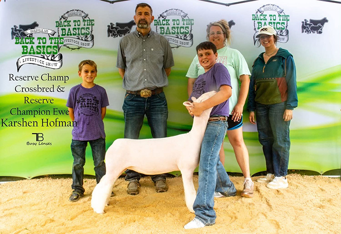Reserve Champion Ewe, Back To The Basics Livestock Show, MO Reserve Champion Ewe, Back To The Basics Livestock Show, MO